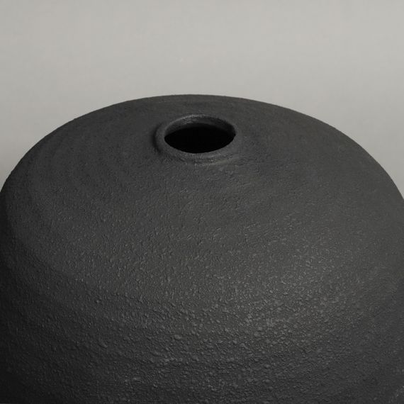 Жасмин (черная) Ваза керамическая 37.5х37.5х36см