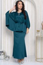 Костюм с юбкой Альсия (изумрудный) К14392-5М LT Collection