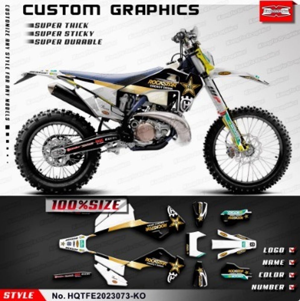 Мото наклейки Husqvarna