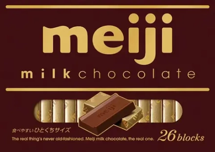 Шоколад Meiji 26 blocks Milk молочный, 120г
