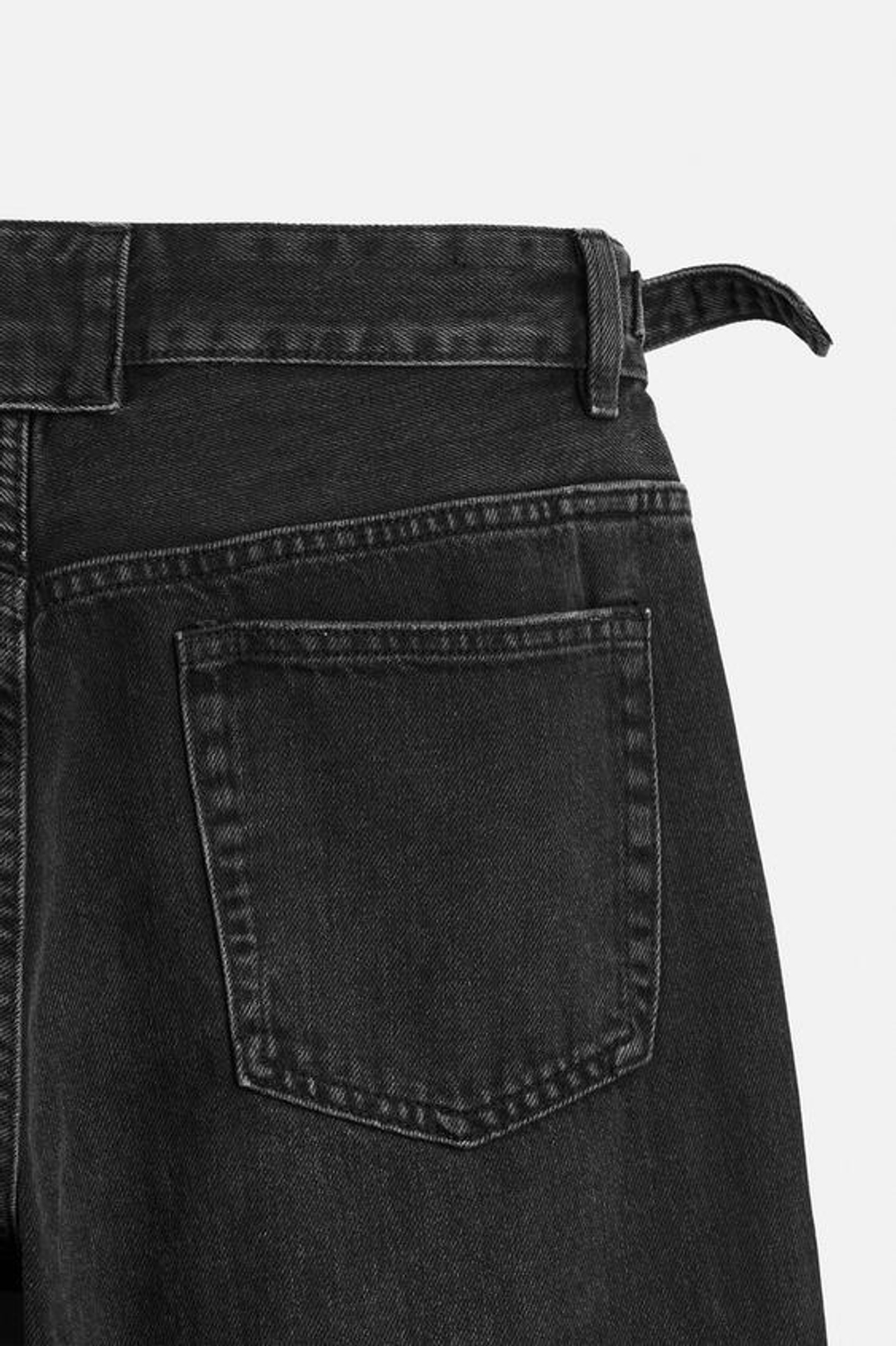 ZARA ДЖИНСЫ RELAXED FIT, ЧЕРНЫЙ