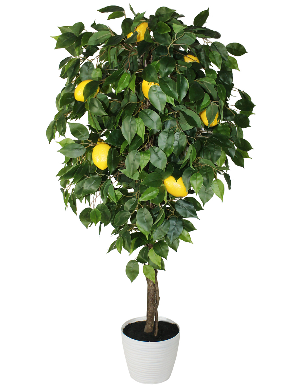 Искусственное дерево Лимон 100см в кашпо
