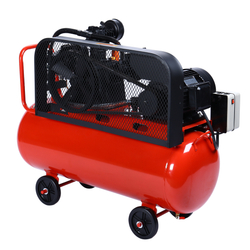 Компрессор пневматический 380В 3.0кВт 8атм. 400л/мин. ресивер-100л поршневой ременной GTE