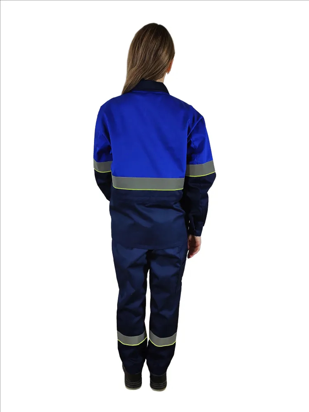 Костюм женский летний «ЮЖНАЯ ШИРОТА» (куртка+брюки) цв.синий/васильковый