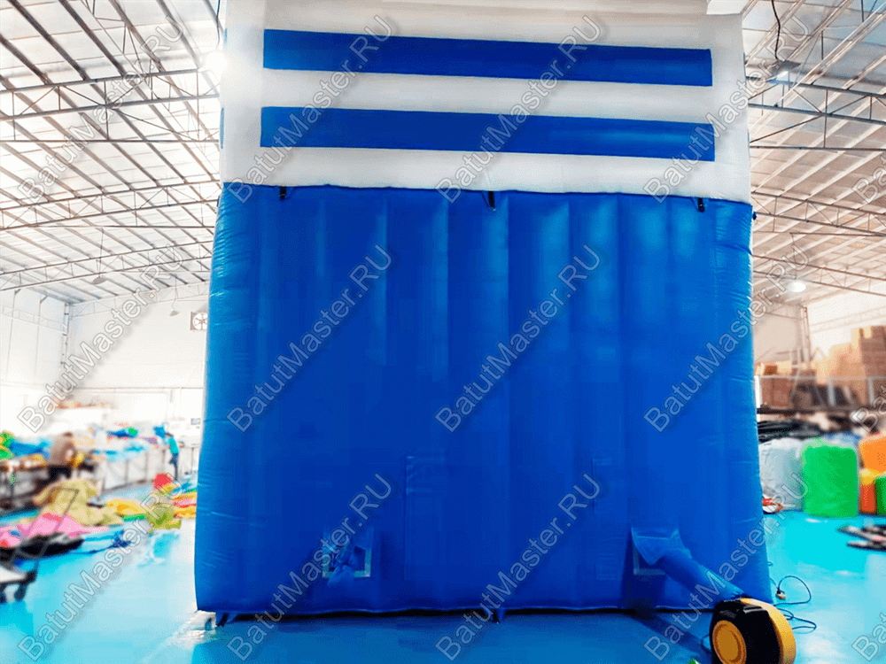 Надувной водный батут с бассейном «Пляжный оазис», 13*6*6 м