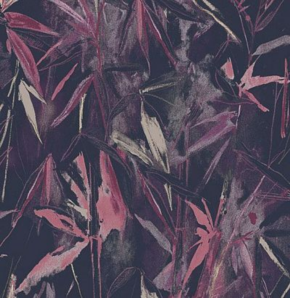 обои фиолетовые с цветами IUM107