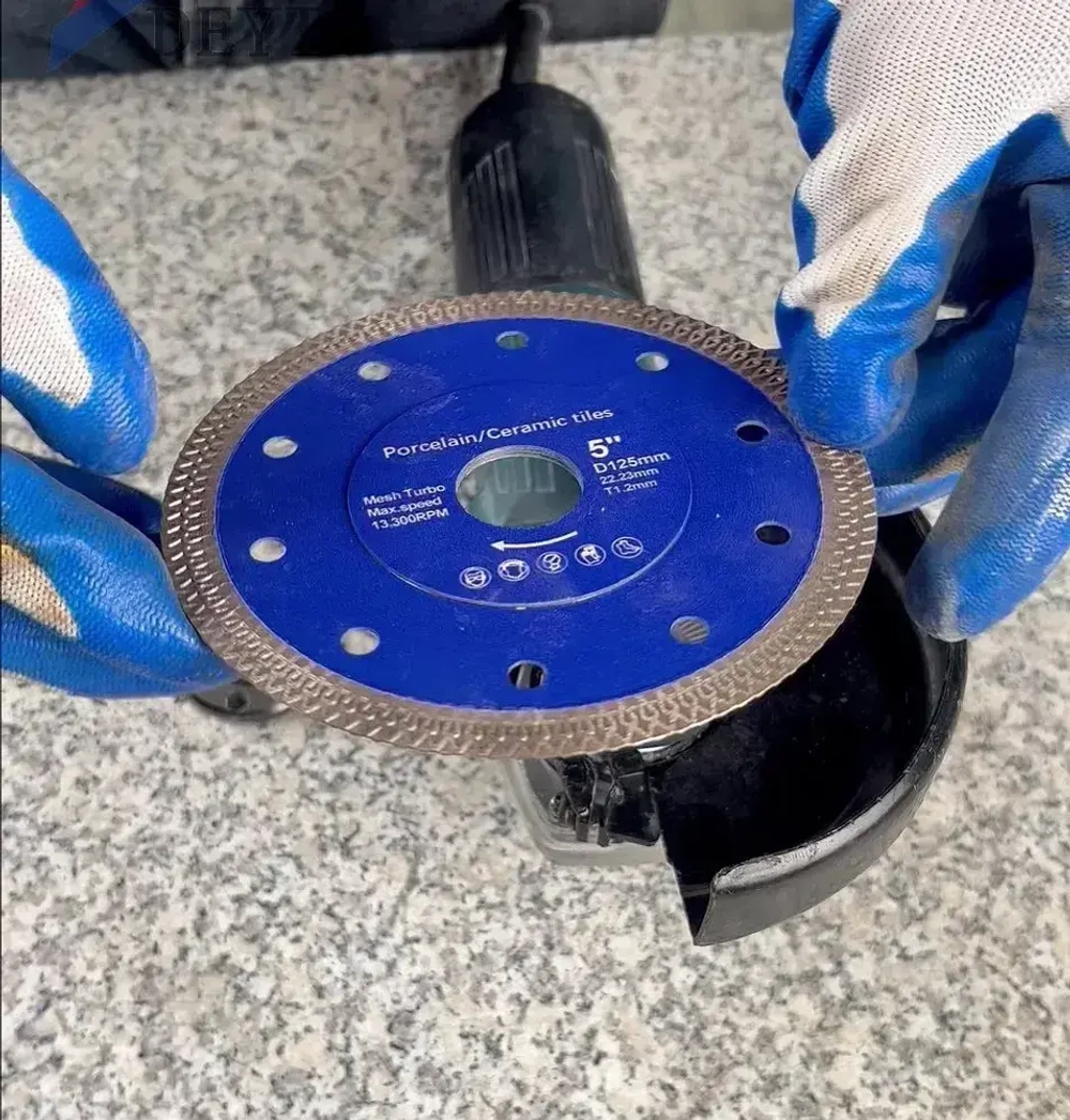 Диск алмазный отрезной, сухая резка, 125мм * 1,2 мм * 22,23 мм