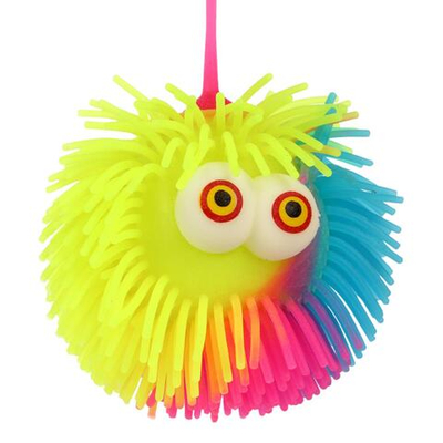 Мякиш волосатик 8 см со светом, с-30443