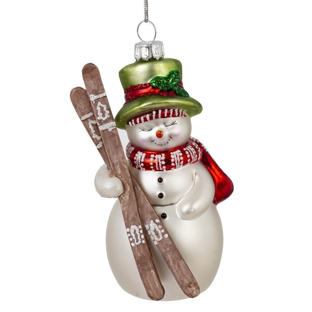GAEM Украшение новогоднее "Снеговик", L6,5 W6,5 H14 см