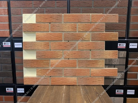 Клинкерная фасадная термопанель Регент ППУ Feldhaus Klinker R335NF9