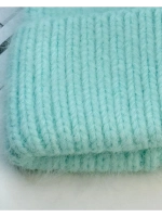 комплект шапка с шарфом- снуд зимний вязаный