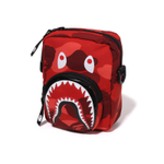 A Bathing Ape Bathing Ape Shark Head Camo Messenger Bag