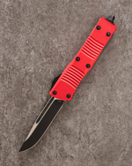 Автоматический складной нож SteelBro Troodon S/E Red Droppoint Black VG-10 139-1RD (черный-красный)