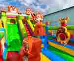 Коммерческий надувной батут «Тигриная страна 3», 9*5*5 м.