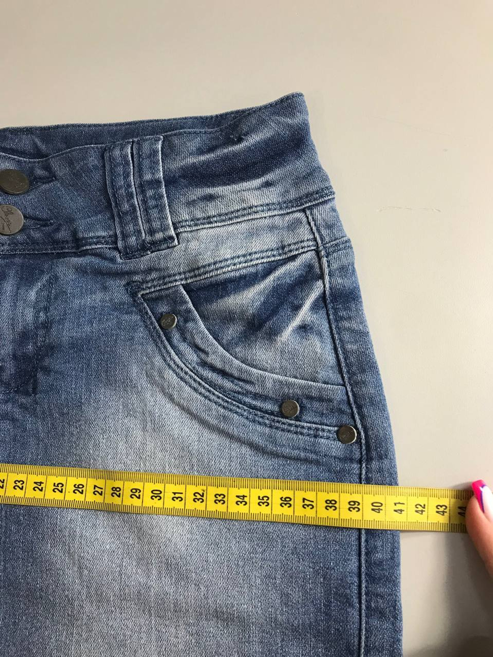 Юбка Clever Wear джинсовая, маркировка 25/34, визуально 40/42 размер