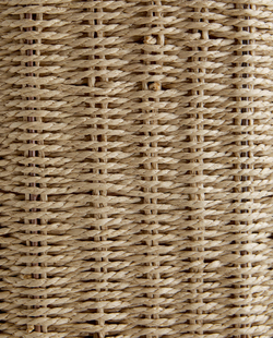 Zara Home Корзина из плетёной бумаги, цвет бежевый, 55.5 см