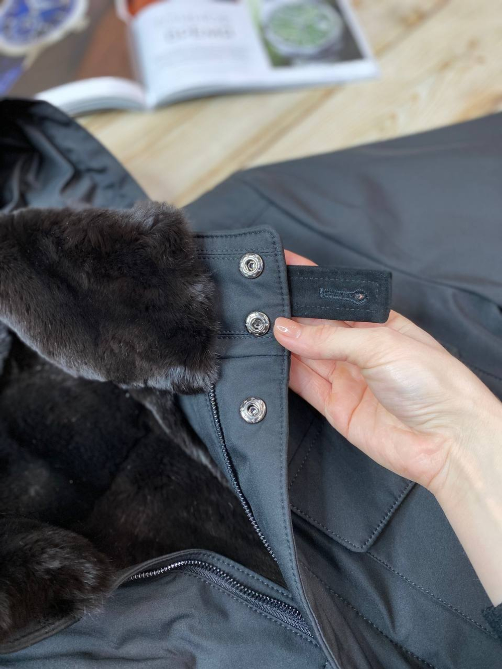 Куртка с мехом Loro Piana
