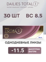 Однодневные контактные линзы Dailies Total 1 (уп. 30 линз)