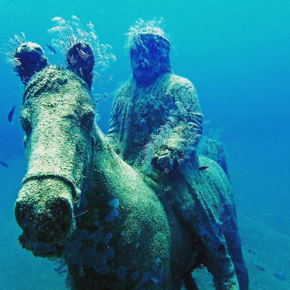 Дайвинг в «Подводном музее» в Сиде