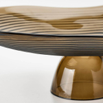 Декоративная миска с подставкой IKEA HACKPOPPEL (ХЕКПОППЕЛЬ), Коричневый, 24 см