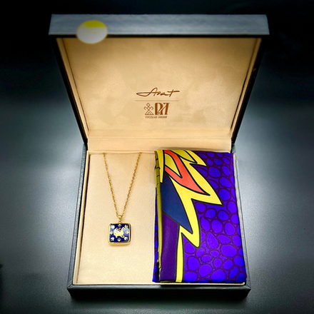 Подарочный набор "Дракон" от Arat & Русская линия в кожаном футляре с кулоном