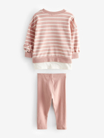Толстовка и легинсы в комплекте для девочки Next 386-167, Розовый
