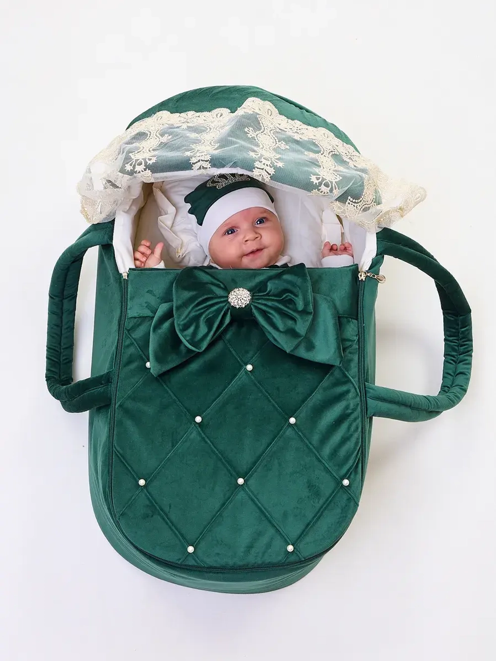 конверт на выписку для новорожденного с переноской осень