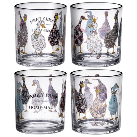 НАБОР СТАКАНОВ "FAMILY FARM" ИЗ 4-Х ШТ. 320 МЛ