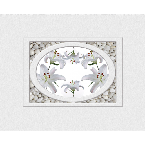 Панель потолочная ПВХ Novita 3D Лилия