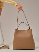 Кожаная сумка шоппер Olga DBR 30948 коричневый капучино