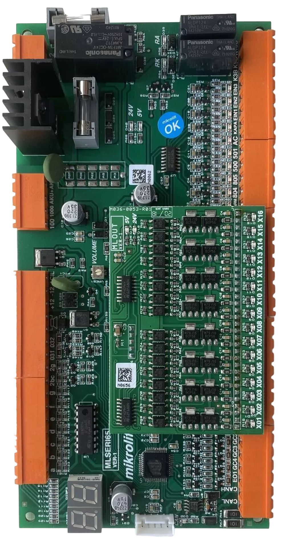 Плата коммуникационная последовательной связи MLSERI65 VER-1  MIKROLIFT.