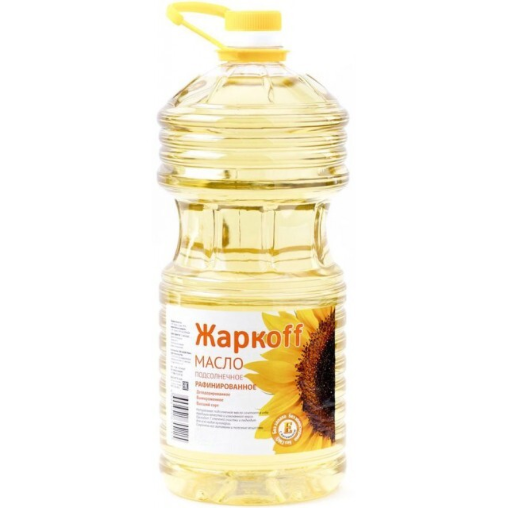 Масло подсолнечное ЖАРКОFF 3 л