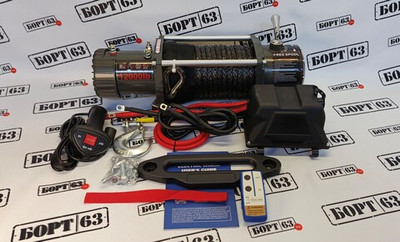 Лебедка электрическая 12000 lbs 12v кевларовый трос