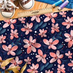 Ткань премиум мембрана цветочный вальс