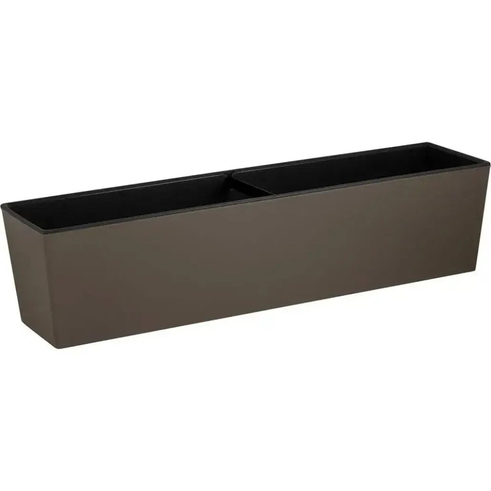 Балконный ящик InGreen London Cube 60 см c дренажной вставкой французский платан