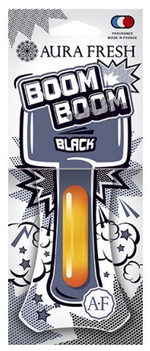 Ароматизатор для автомобиля AURA FRESH BOOM BOOM "Черный лед" с жидким центом