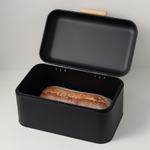 Хлебница irmel 30х20х16 см, графит