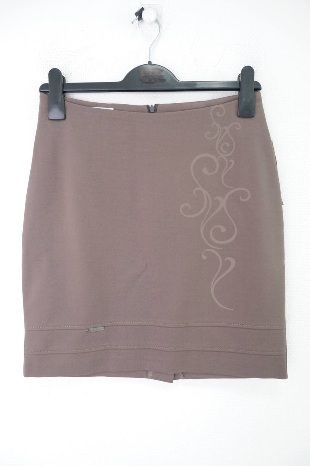 Юбка Island бежевая с узором 44 размер, новая