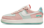 Nike Air Force 1'07 LX "Year of the Tiger" flip-flops, artificial leather, moire embroidery, non-slip, wear-resistant, lightweight, low-top sneakers, women's pink green