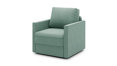 Кресло Стелф ЭКО (малое) Strong Plus 07 78*87*86 см, Бирюзовый Рогожка Нераскладной Фиеста