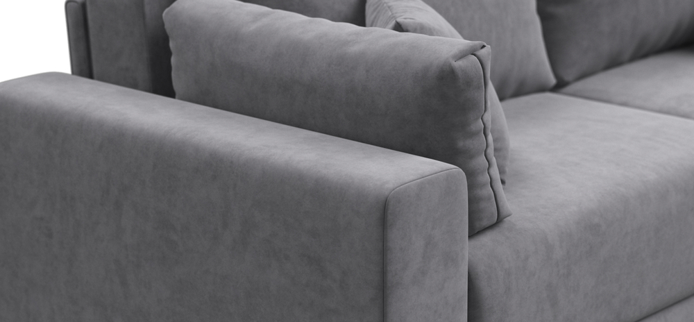 Угловой диван Босс Прайм Макс Велюр Роял агат