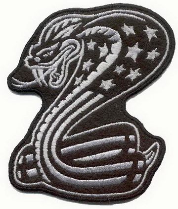 Нашивка Кобра-американский флаг