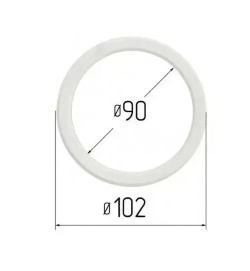 (20 шт.)Термокольцо для натяжного потолка d 90 мм., подходит для светильника GX53 R90X20ECB