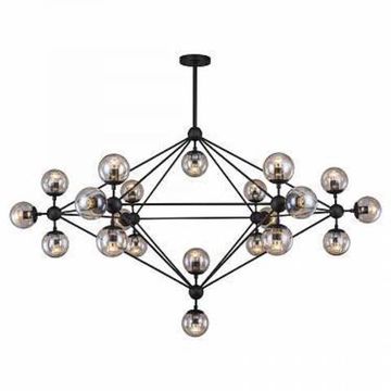 Люстра потолочная LSP-8166 черный Lussole LOFT