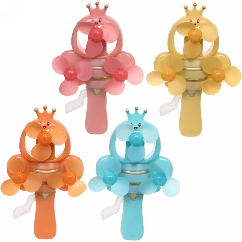 Вентилятор «Принцесса пчел» 20 см, микс цветов