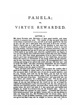 Pamela, or virtue rewarded | S. Richardson