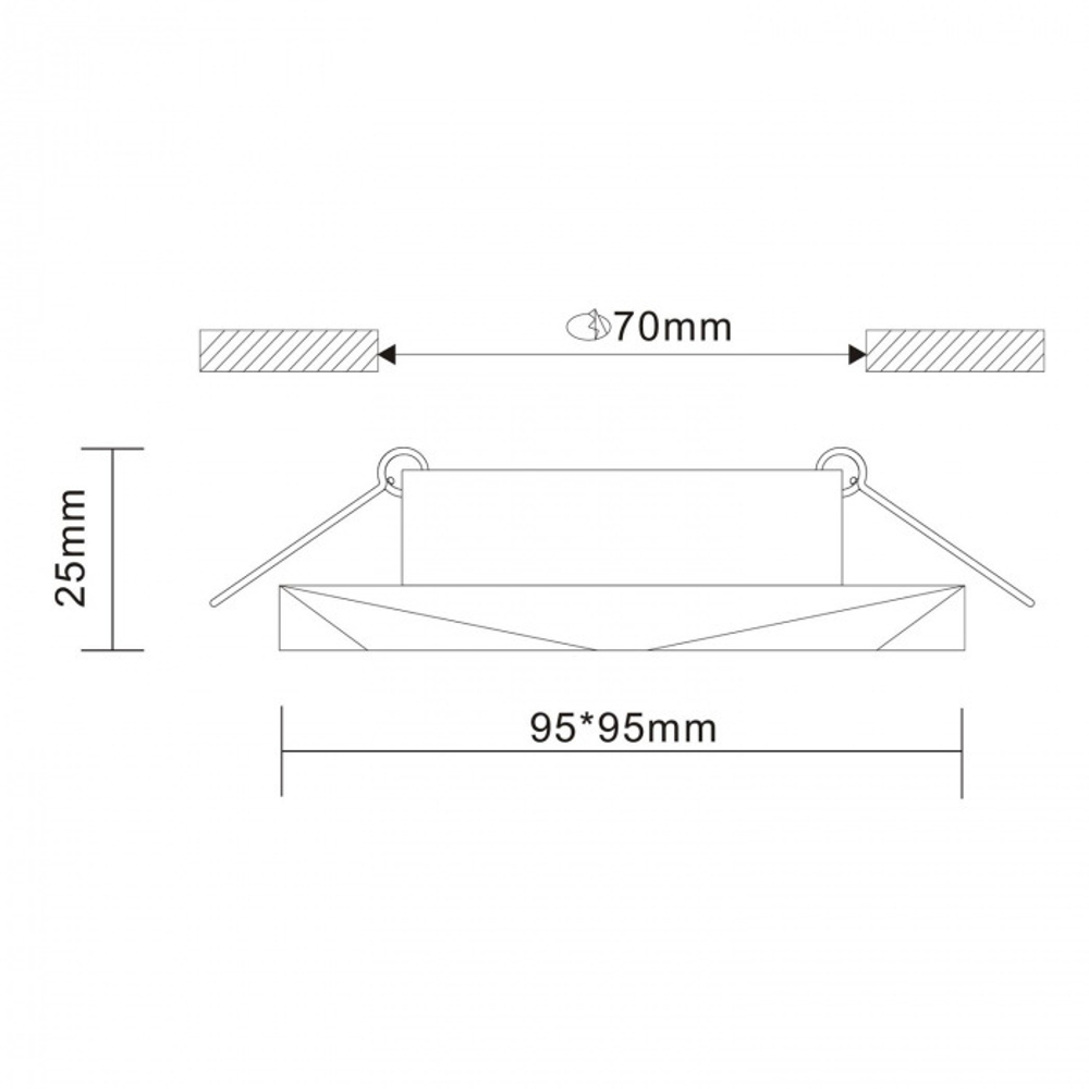 Встраиваемый светильник ST Luce OVASIS ST203.508.01