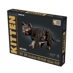 Деревянный конструктор Механический Чёрный котёнок (EWA)