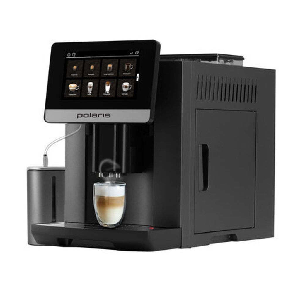 Кофемашина POLARIS PACM 2080AC WiFi IQ Home, 1500 Вт, объем 1,8 л, автокапучинатор, графитовая, 62311