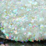 Белые хлопья хамелеон набор - 4 штуки для дизайна ногтей, маникюра, бодиарта, макияжа...